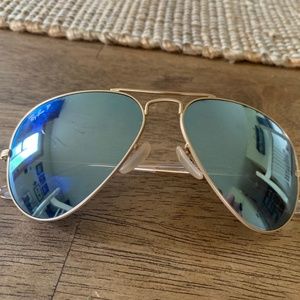 Ray-Ban Blue Lens Aviators - Polarized